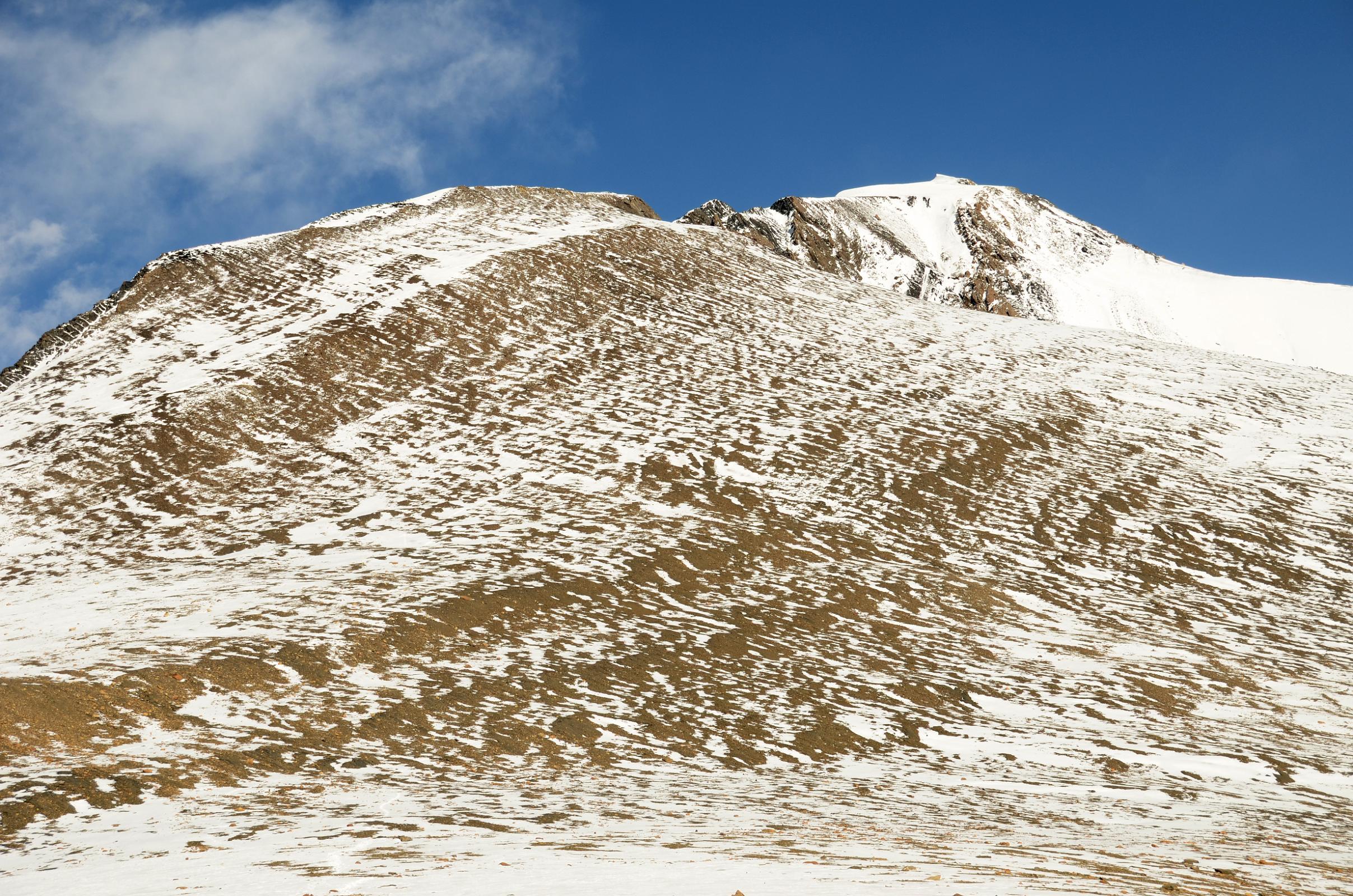 04 Dhampus Peak From Dhampus Pass 5257m Around Dhaulagiri 